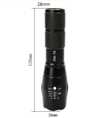 Illuminate Your Adventures with the Portable Mini Flashlight LED ZOOM