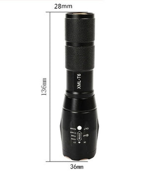 Illuminate Your Adventures with the Portable Mini Flashlight LED ZOOM