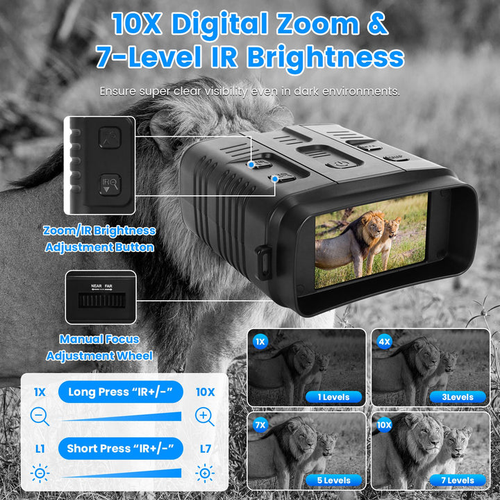 Experience the Night Like Never Before with Our 1Pc Night Vision Goggles