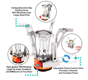 Elevate Your Outdoor Cooking with Our Camping Stove Set Pot Combination