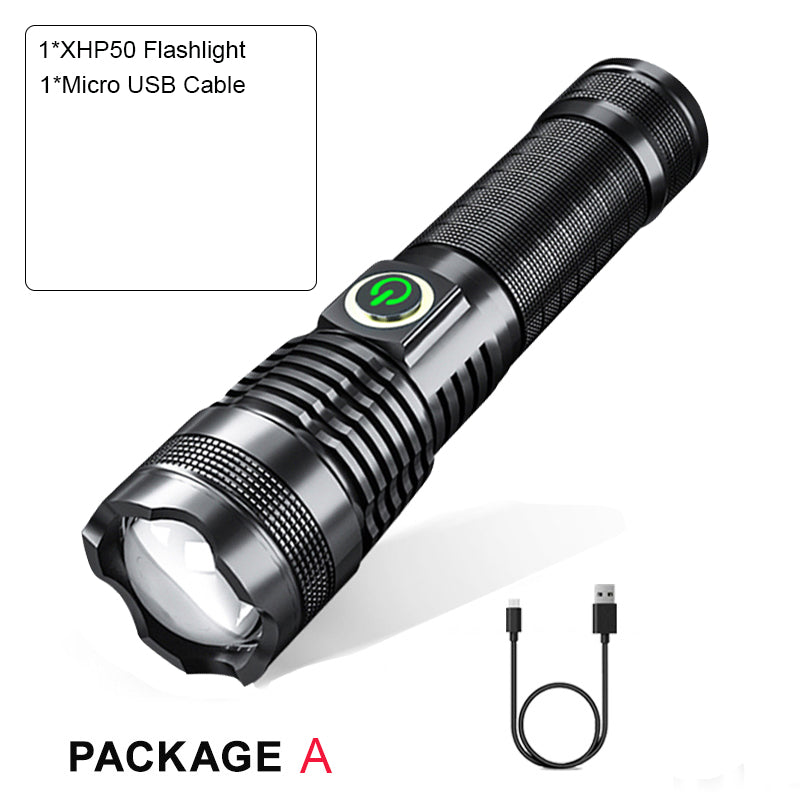 Illuminate Your Adventures with the Zoom Flashlight Battery Display