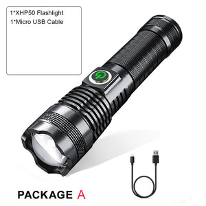Illuminate Your Adventures with the Zoom Flashlight Battery Display
