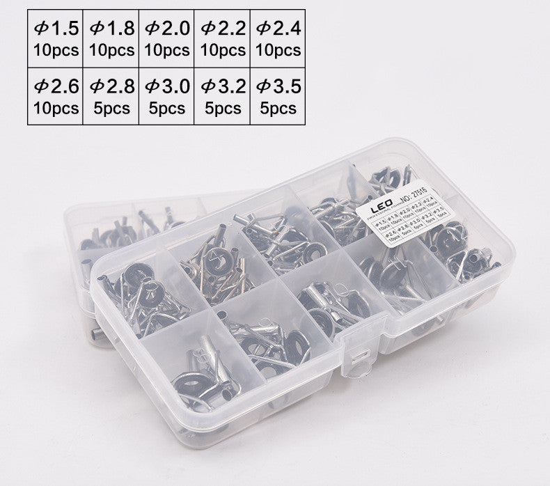 Elevate Your Fishing Game with the Boxed Sea Fishing Rod Guide Ring Set