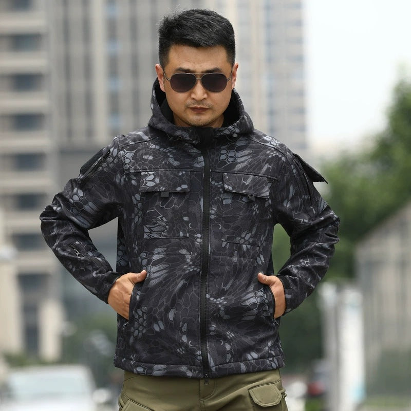 Unleash Your Outdoor Potential with the Shell Jacket Camouflage Cold Sports