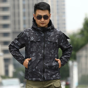 Unleash Your Outdoor Potential with the Shell Jacket Camouflage Cold Sports