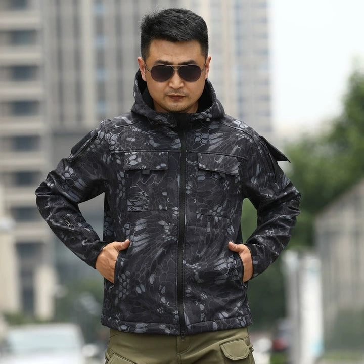 Unleash Your Outdoor Potential with the Shell Jacket Camouflage Cold Sports