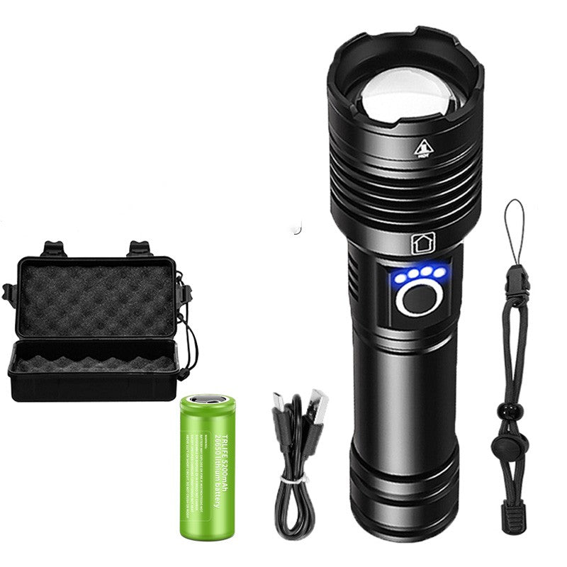 Light Power Display Telescopic Flashlight