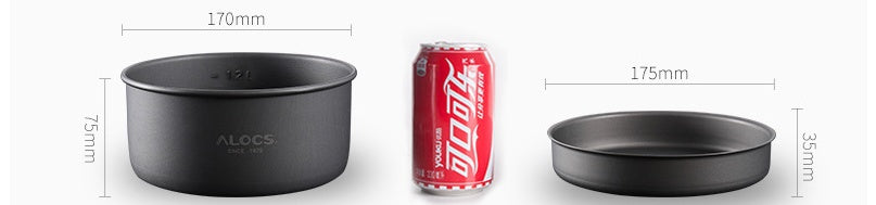 Alcohol Stove Set People Camping Picnic