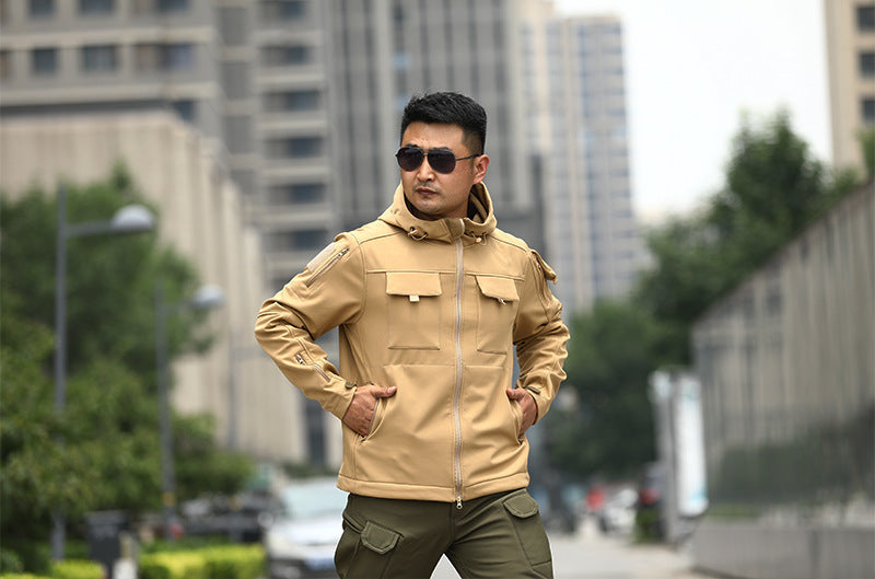 Shell Jacket Camouflage Cold Sports