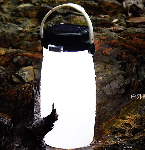 Portable Solar Silicone Lantern Bottle