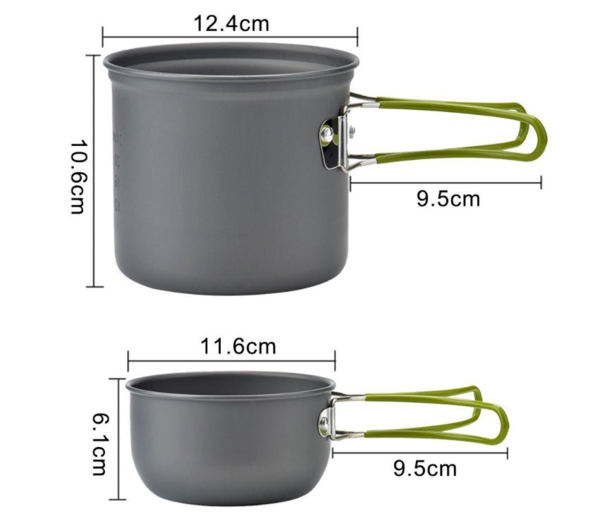 Camping Stove Set Pot Combination