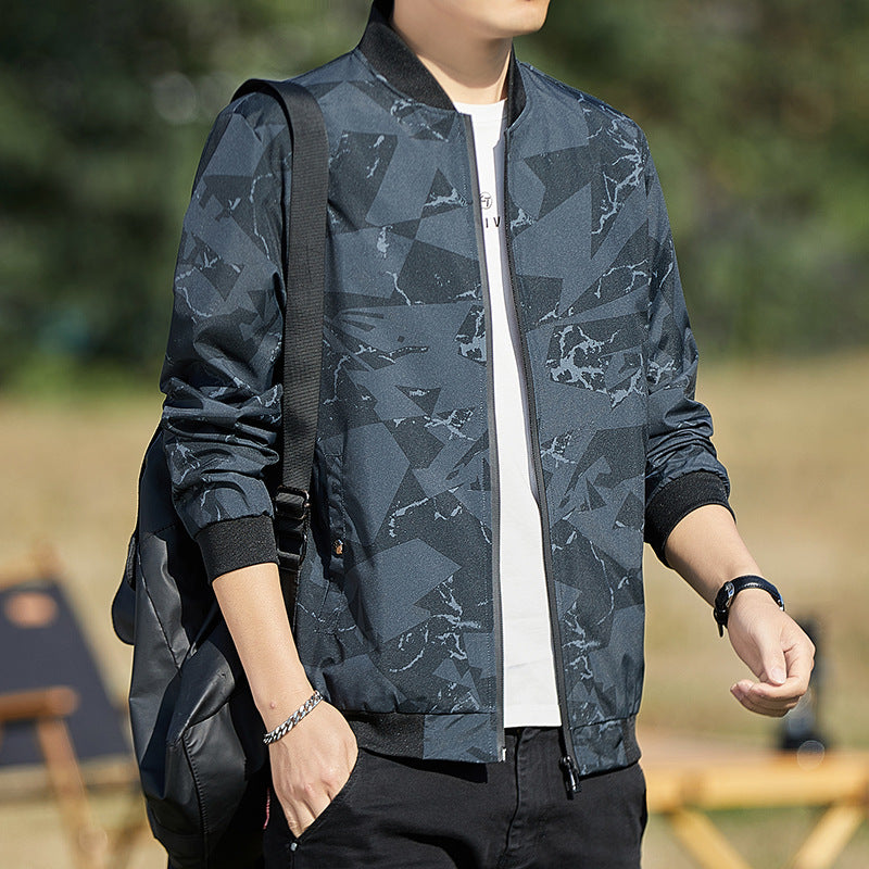 Men's Jacket Stand Collar Casual