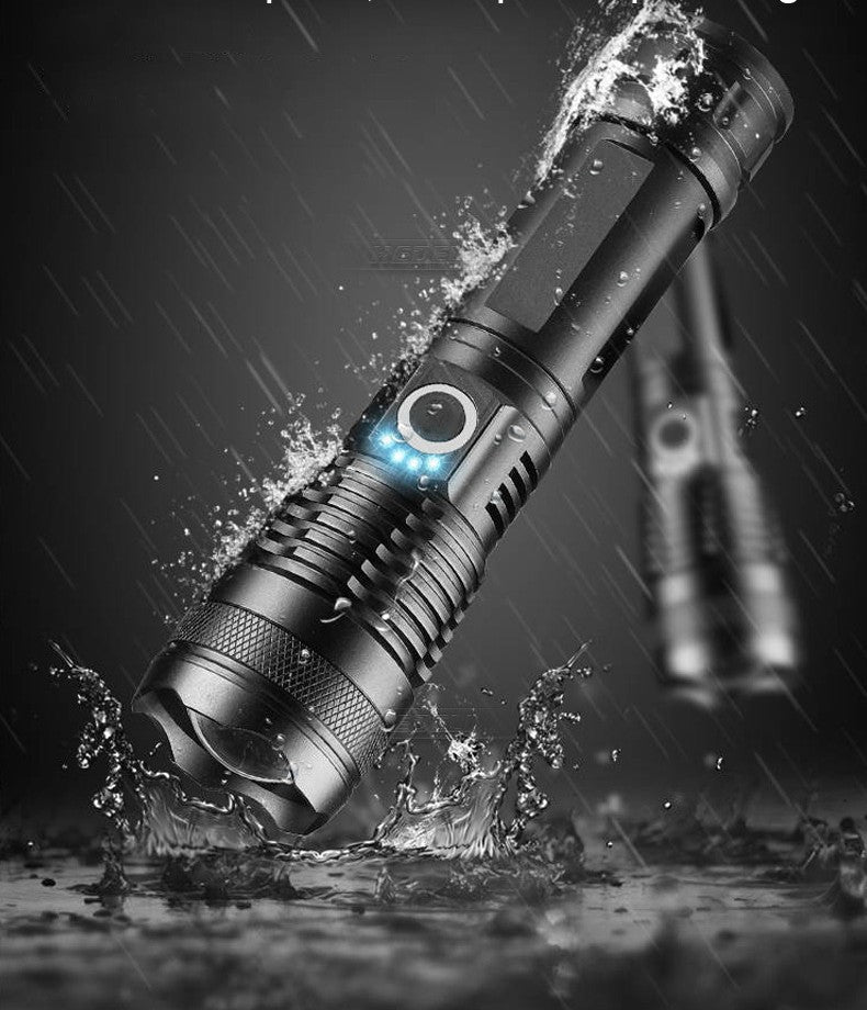 Light Power Display Telescopic Flashlight