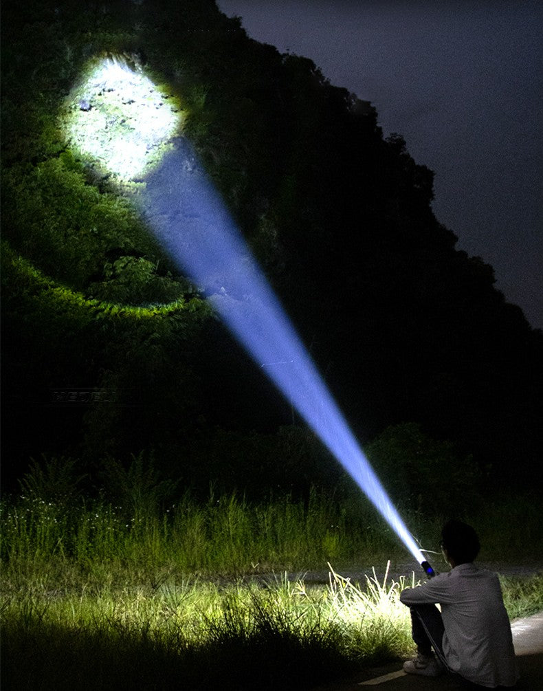 Light Power Display Telescopic Flashlight