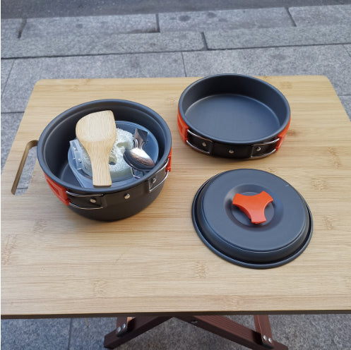 1-2 people camping cookware set