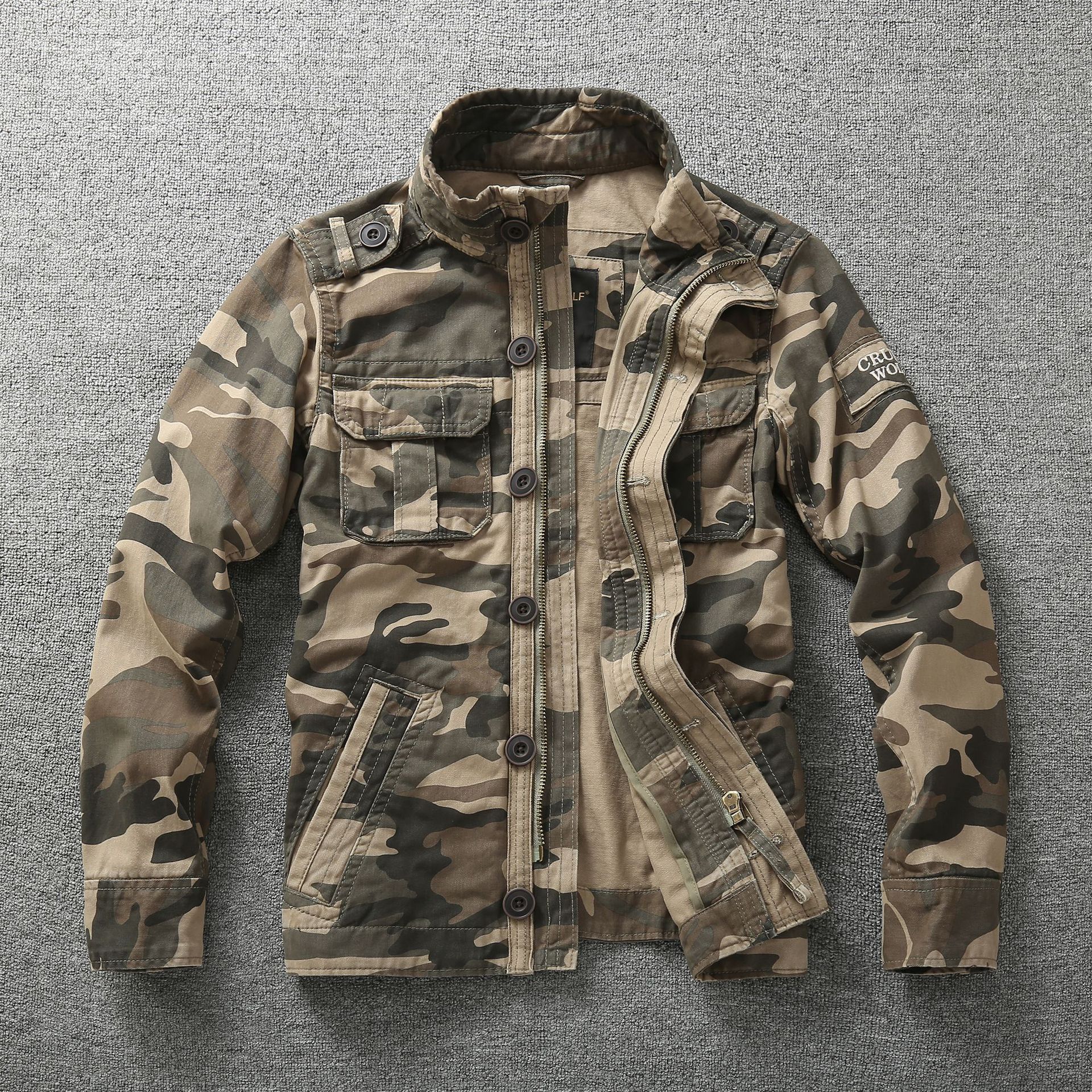 Autumn Men's Camouflage Work Jacket