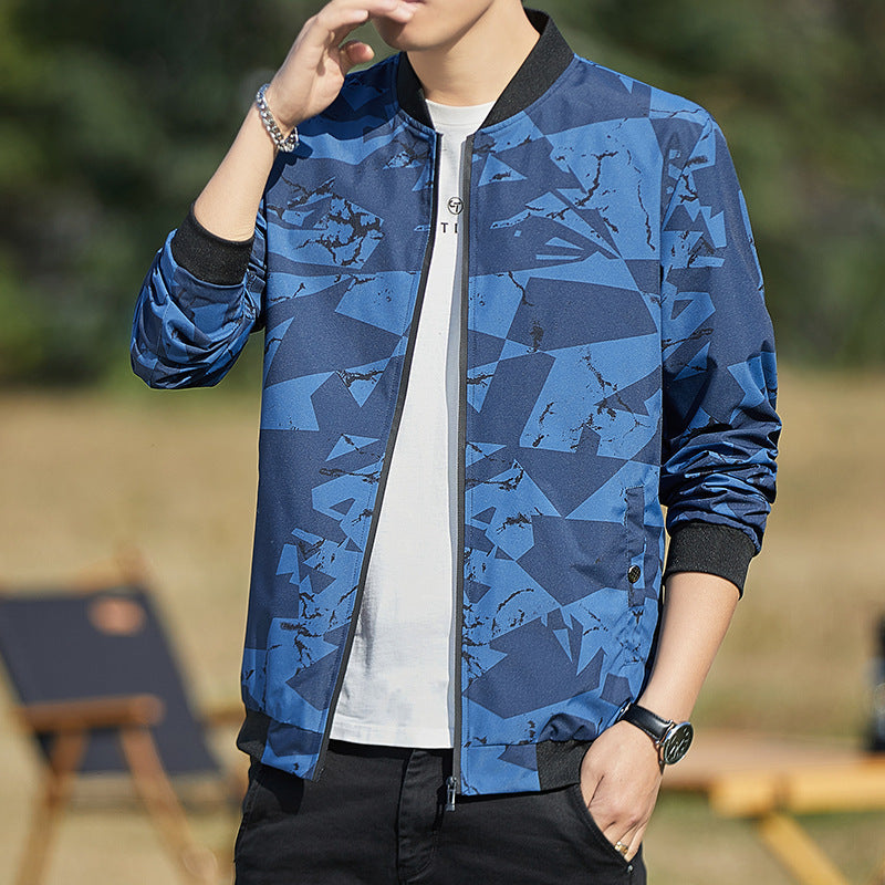 Men's Jacket Stand Collar Casual